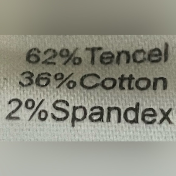 ECRU The Mitchell Project Women’s Jeans Size 4 Ivory Color Chino Cotton Blend - Picture 5 of 13